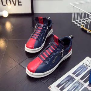 Men's Fashion Low Top Side Zips