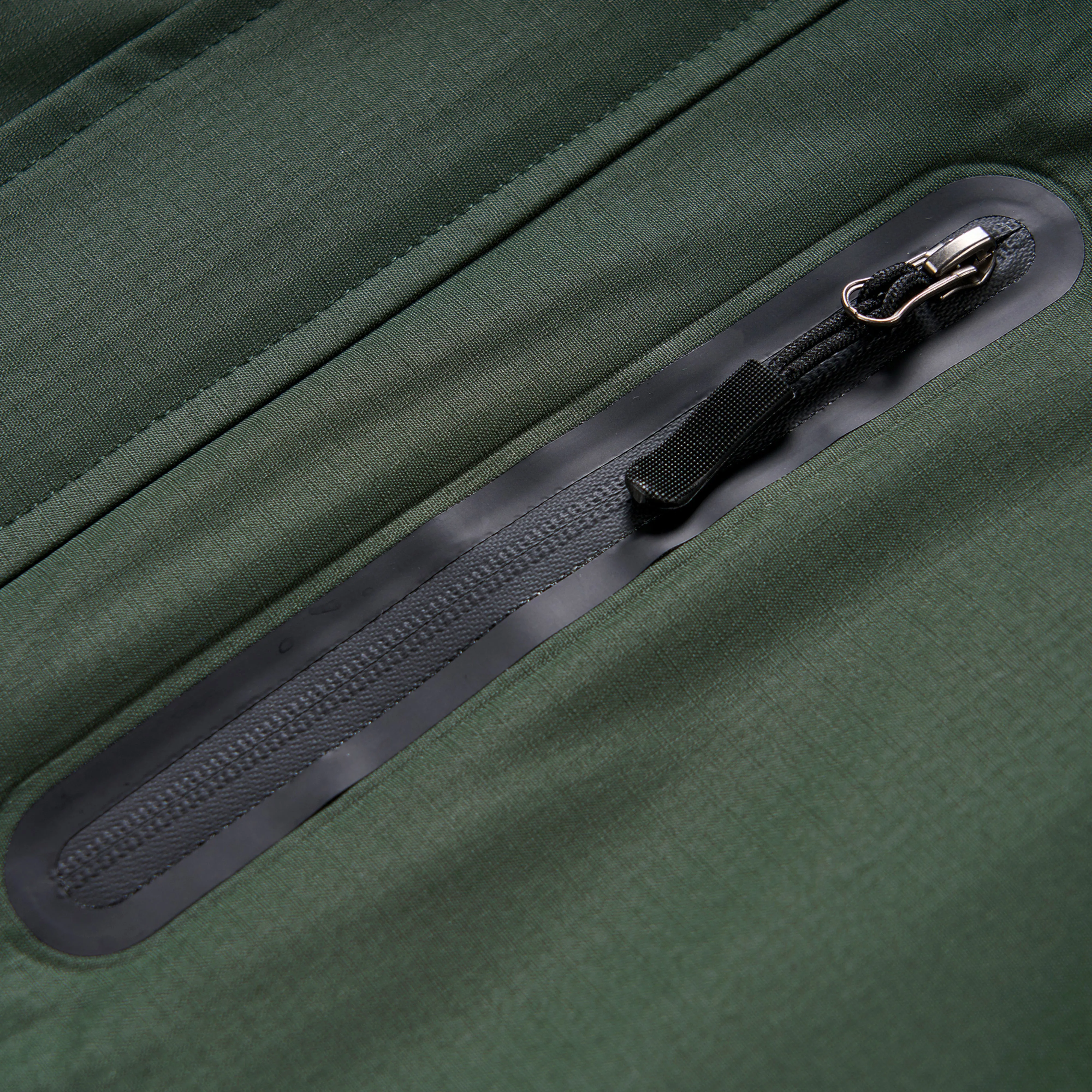 Men's Outdoor Rain Jacket - Green / Black