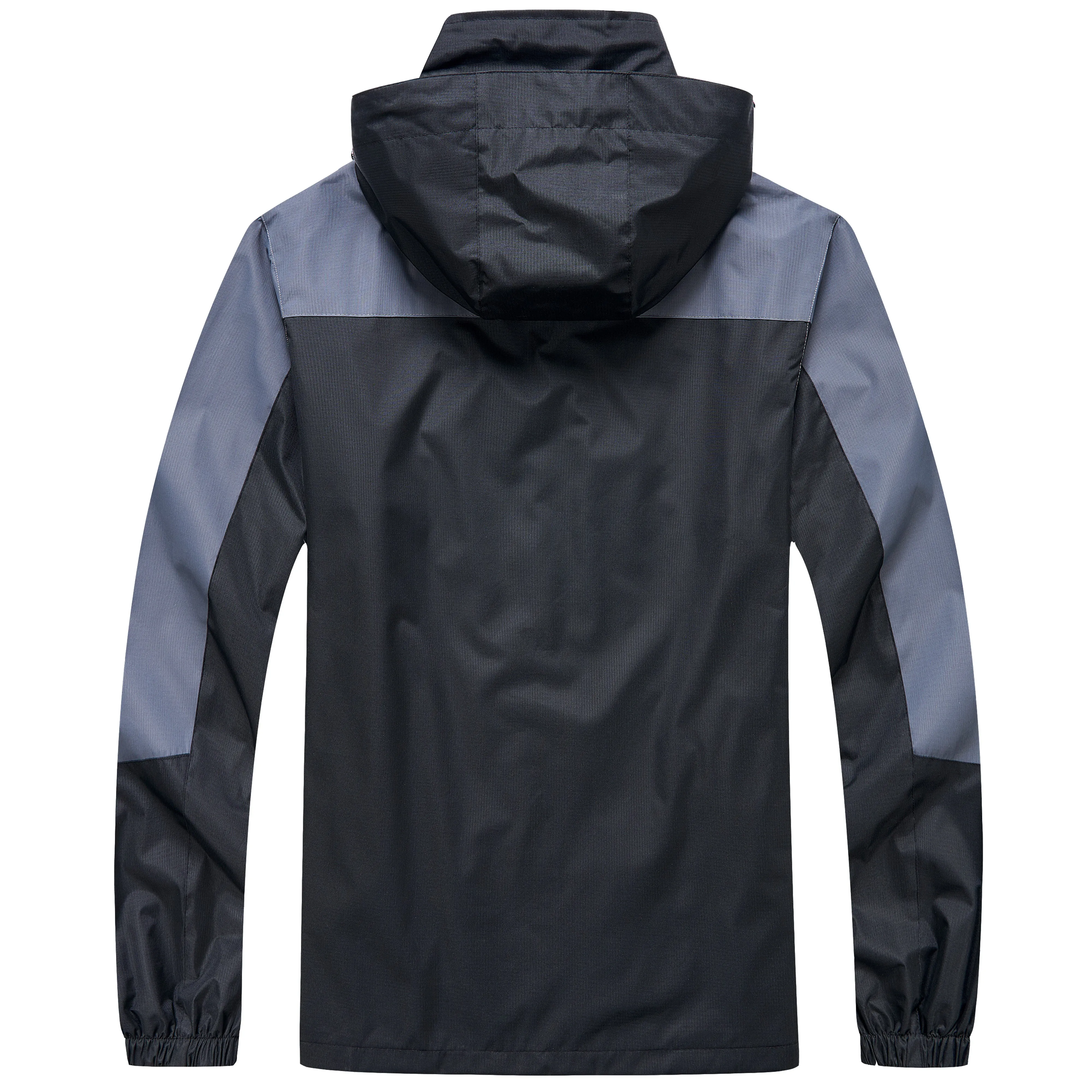 Men's Outdoor Rain Jacket - Green / Black