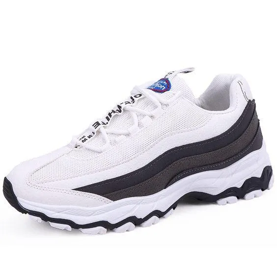 Men's Striped Color Block Sneaker Shoes