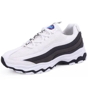 Men's Striped Color Block Sneaker Shoes