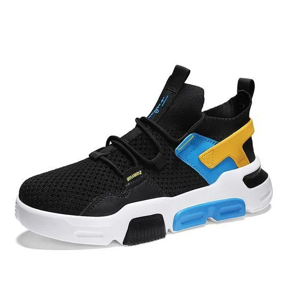 Men's Trendy FlyKnit Mesh Breathable Sneaker Shoes