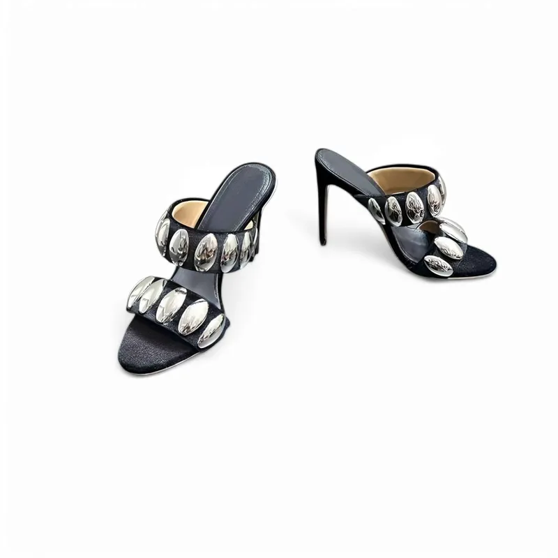 Merendy Akaka Open-Toe High-Heel Ankle Strap Sandals