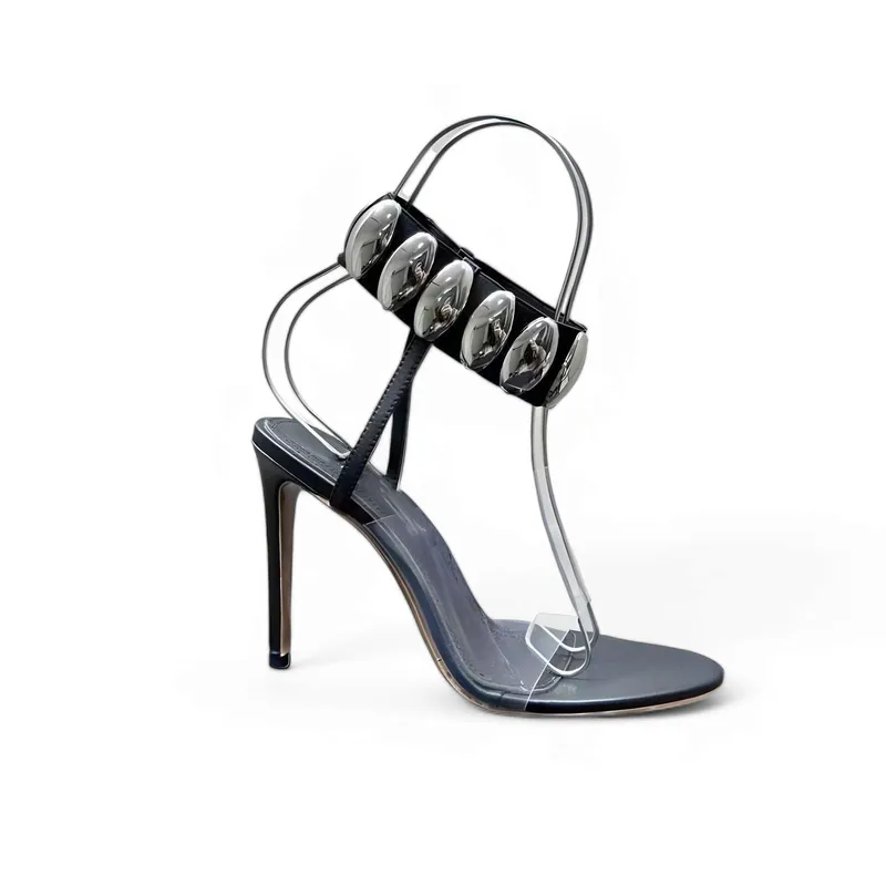 Merendy Akaka Open-Toe High-Heel Ankle Strap Sandals