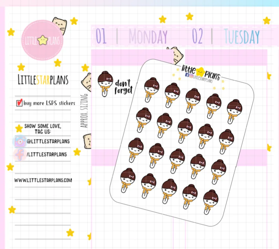 Mimi - Autumn/Fall Clip Planner Sticker