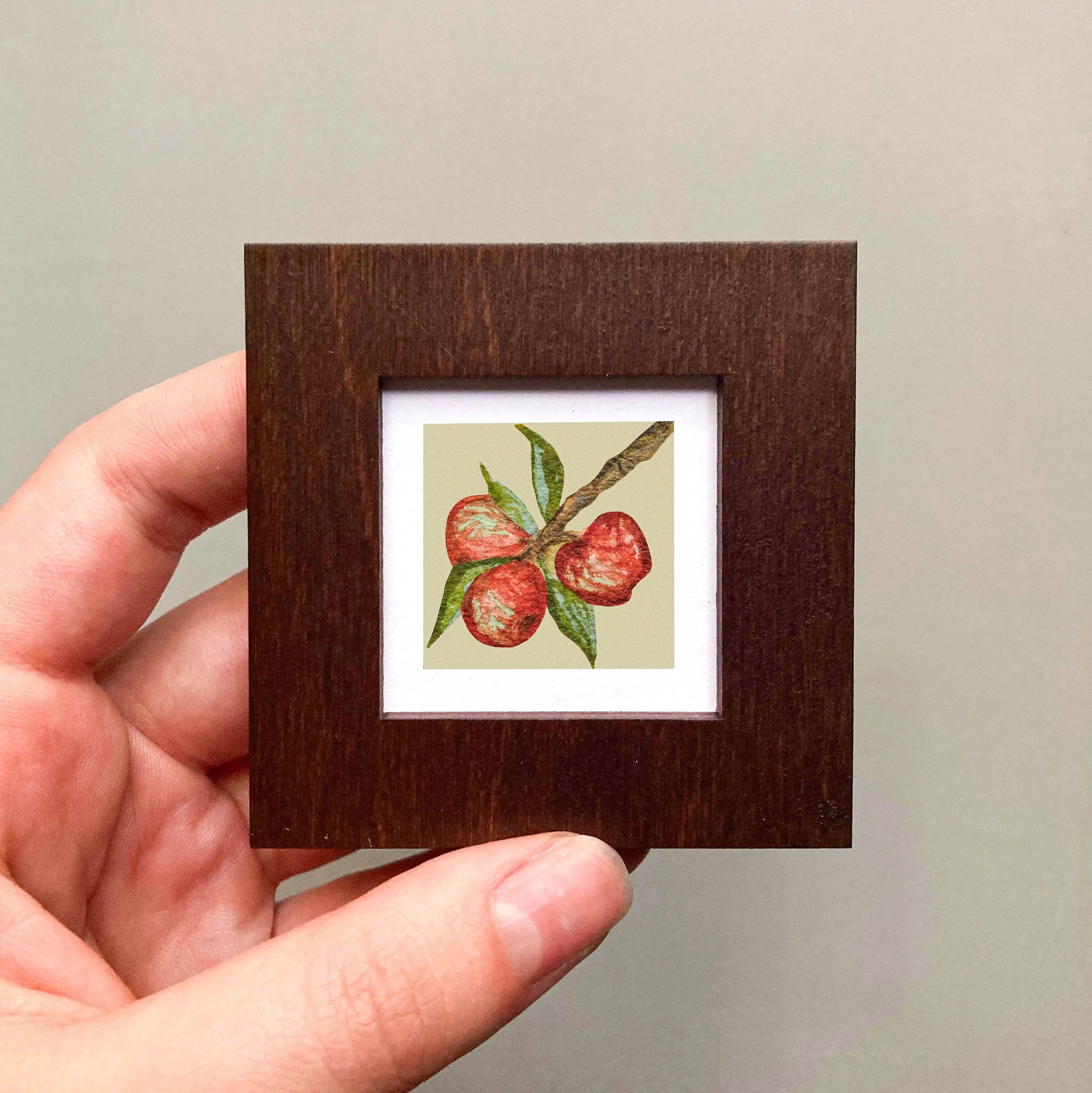 Mini 1" Orchard Apple Watercolor Print