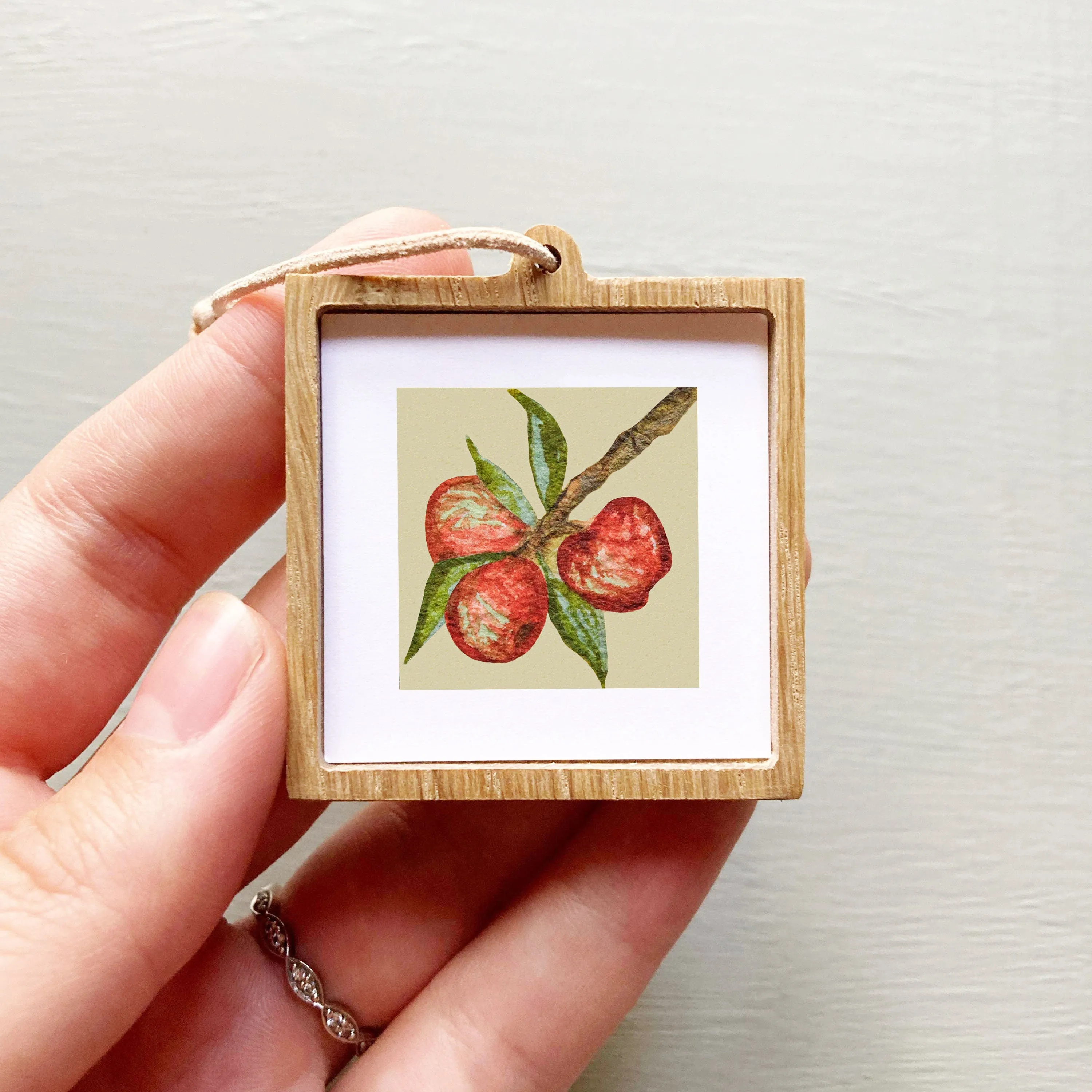 Mini 1" Orchard Apple Watercolor Print