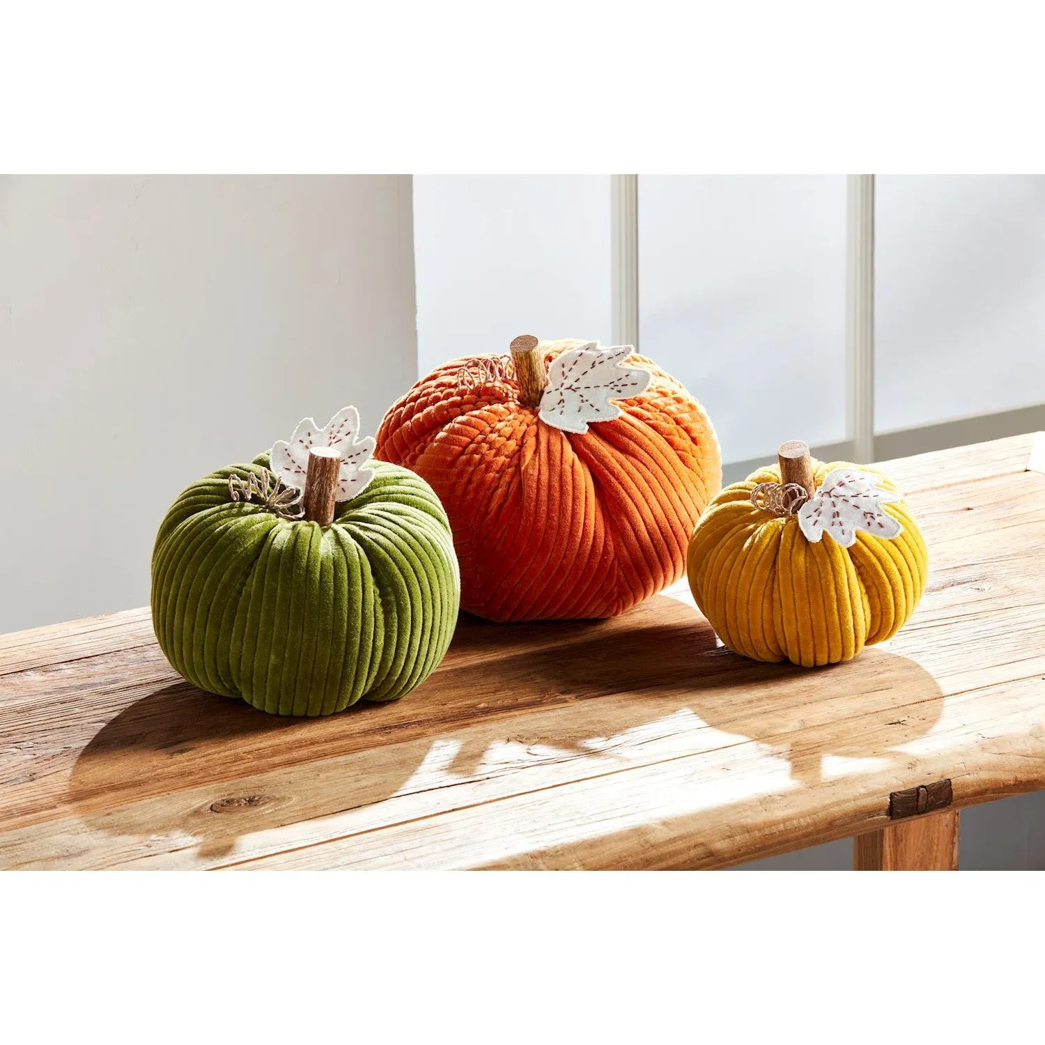 Mud Pie Corduroy Pumpkin Sitter