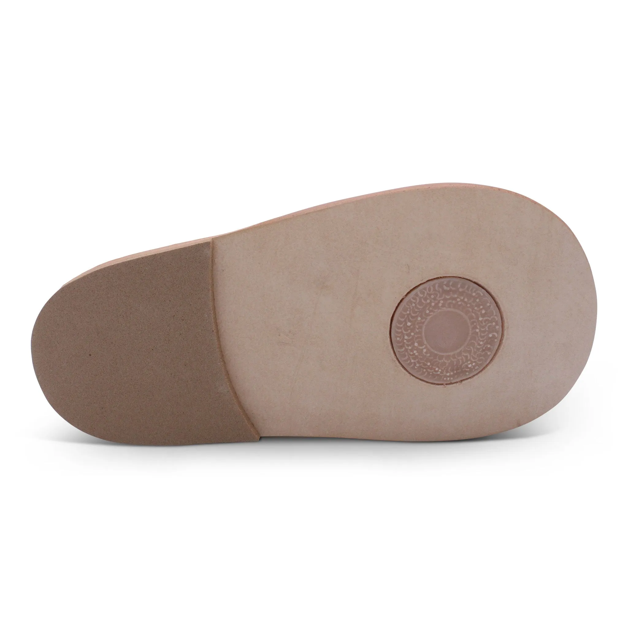 'Myles' Boys White Leather T-Bar Sandals