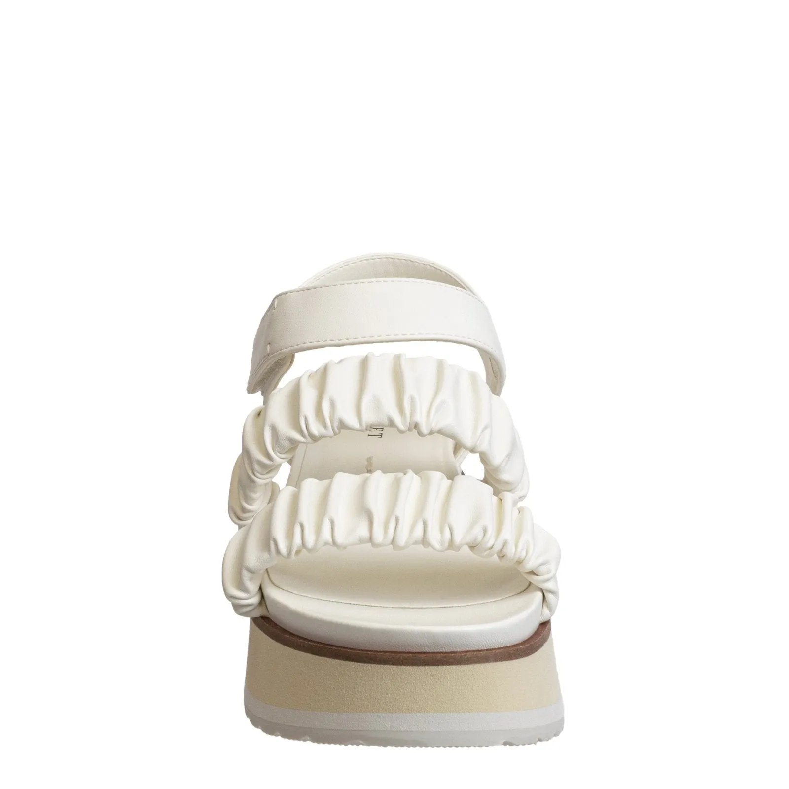 Naked Feet: SENSOR in CHAMOIS Platform Sandals