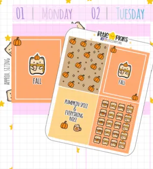 Neku - 4 Fall and Halloween Decorative Boxes (N68)