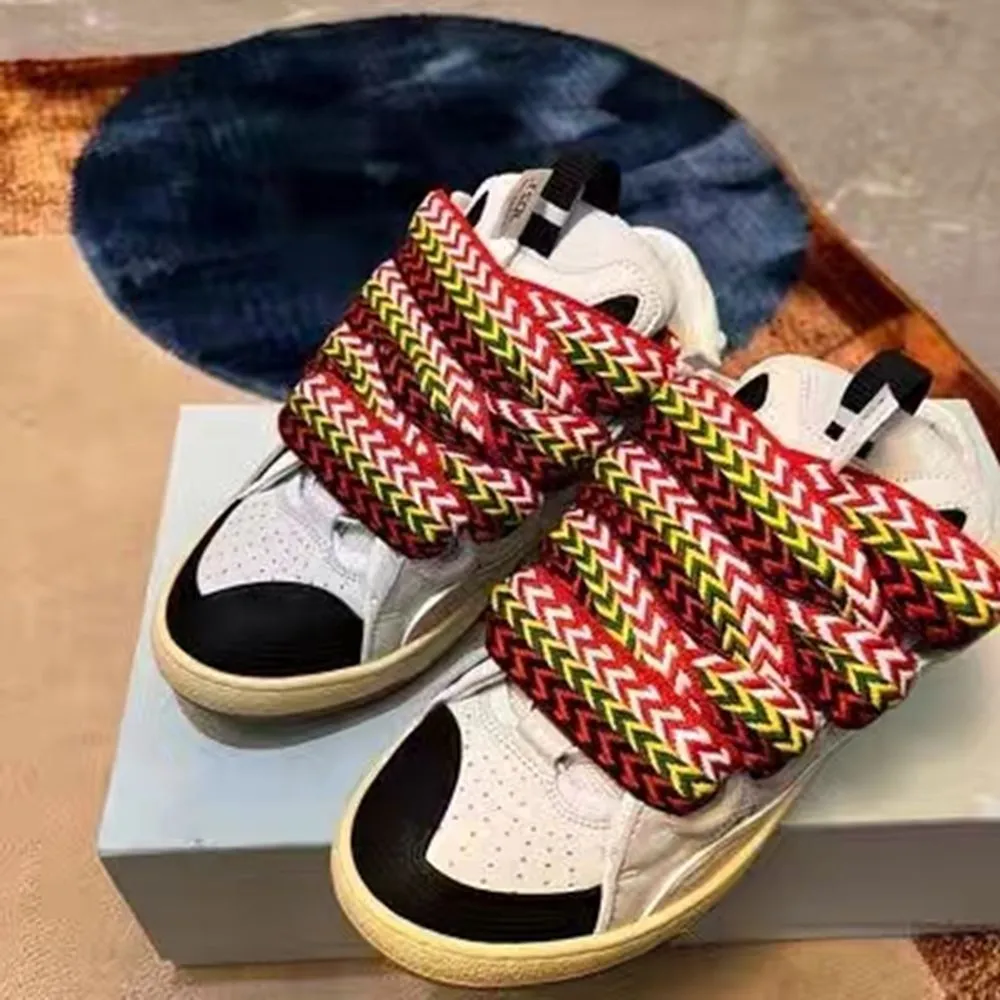 New Thick Bottom Mixed Color Casual Sneakers Women Shoes