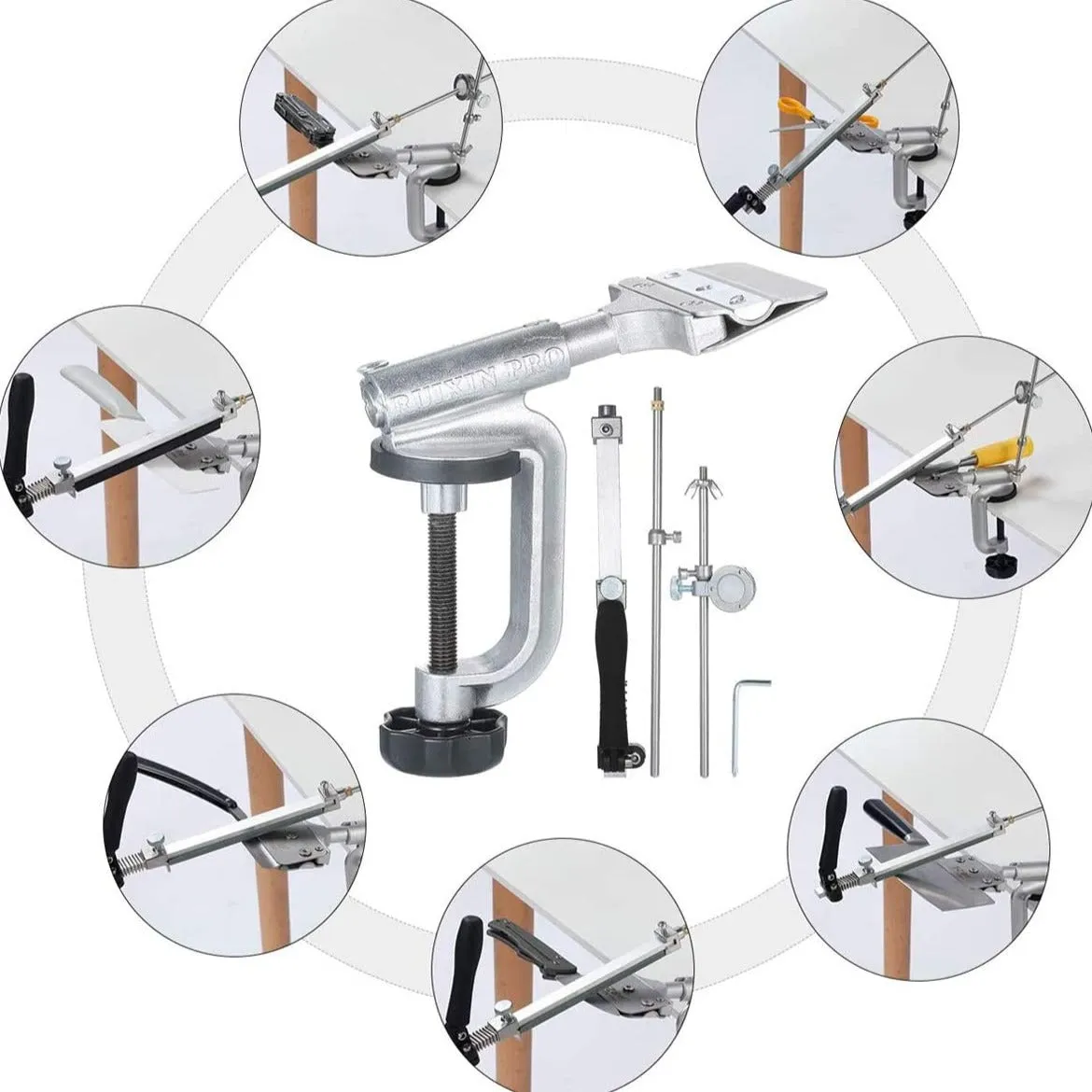 (🎁New Year Hot Sale-30% OFF)  PRO KNIFE Sharpener With 7 Whetstones