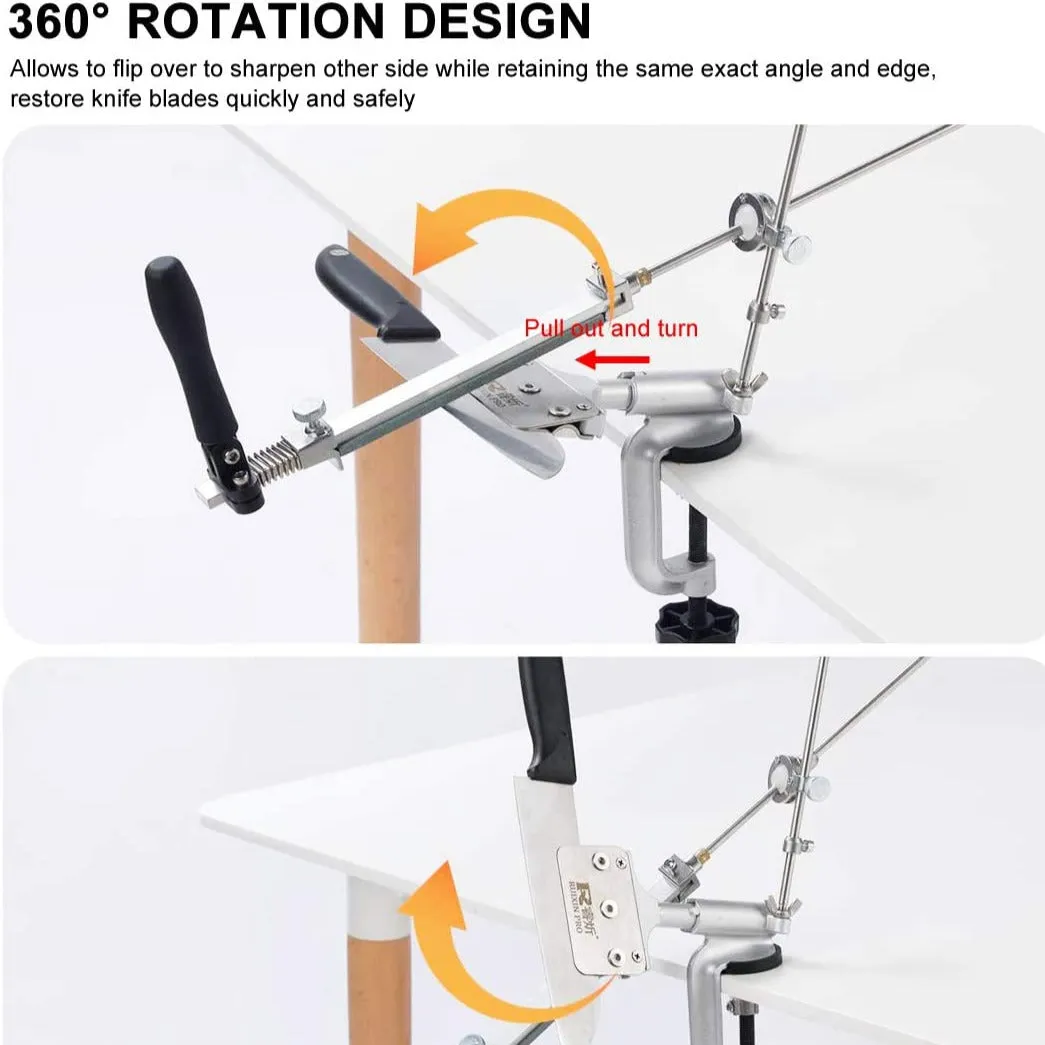(🎁New Year Hot Sale-30% OFF)  PRO KNIFE Sharpener With 7 Whetstones