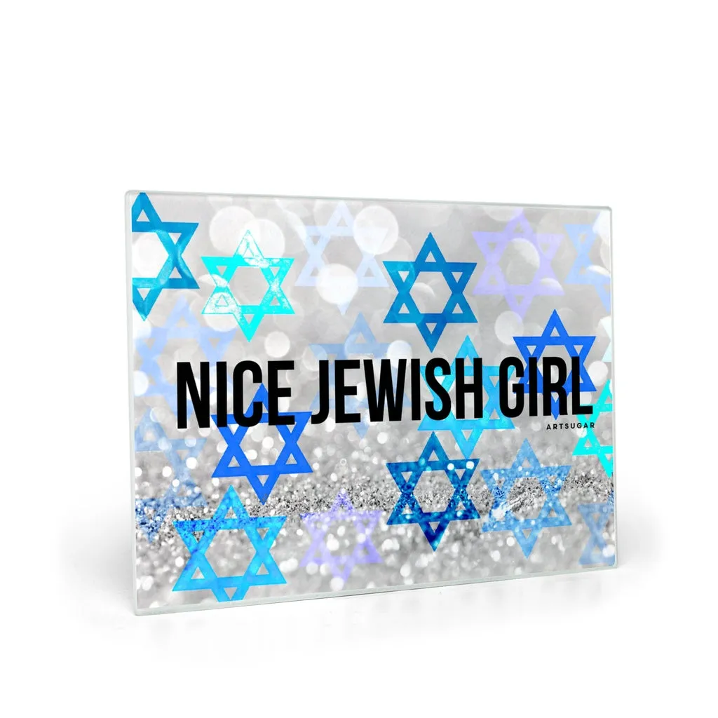 Nice Jewish Girl Cutting Board