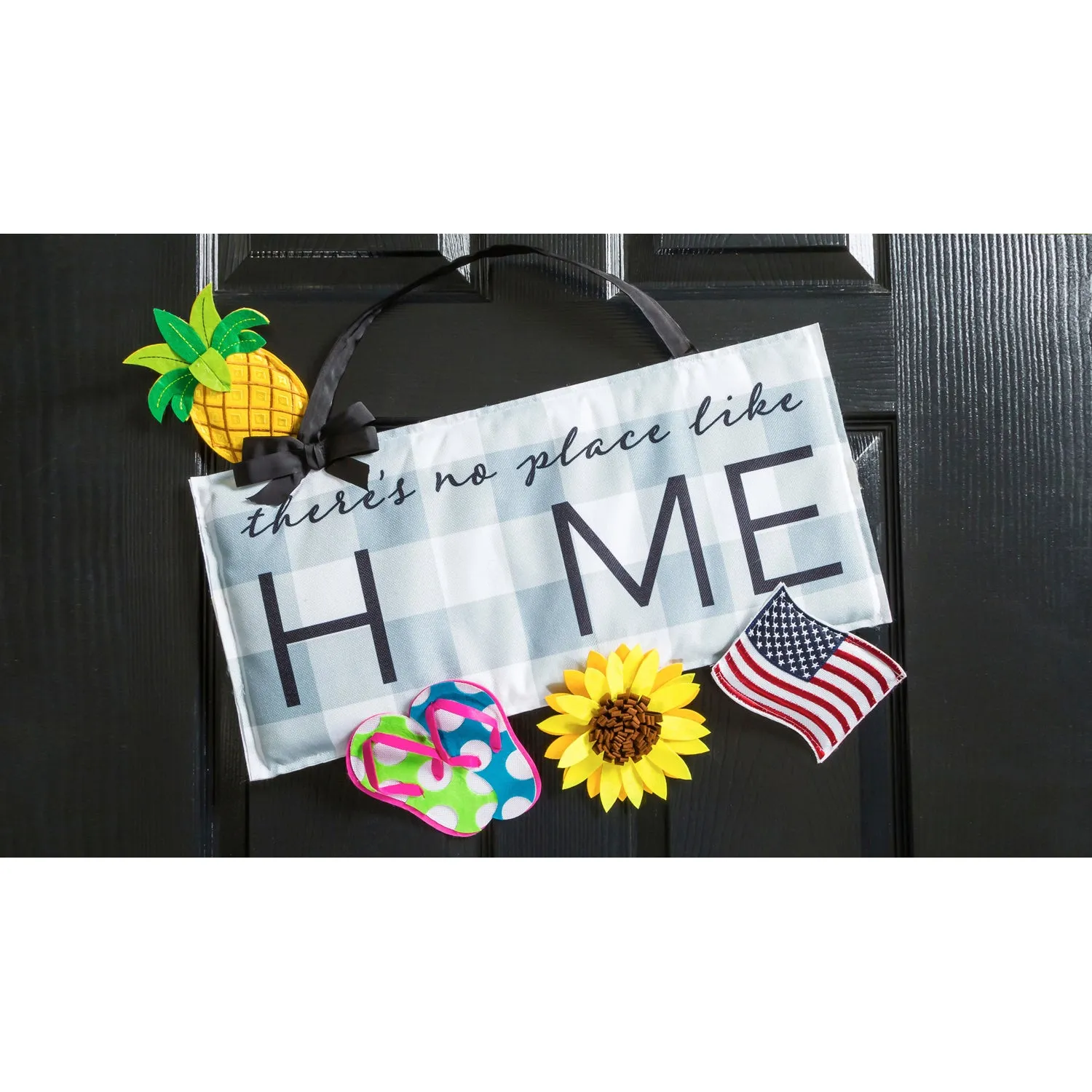 No Place Like Home Interchangeable Icon Door Décor,2dhb1753