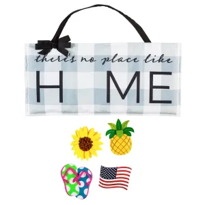 No Place Like Home Interchangeable Icon Door Décor,2dhb1753