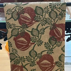 November Tea Towel - Pomegranates