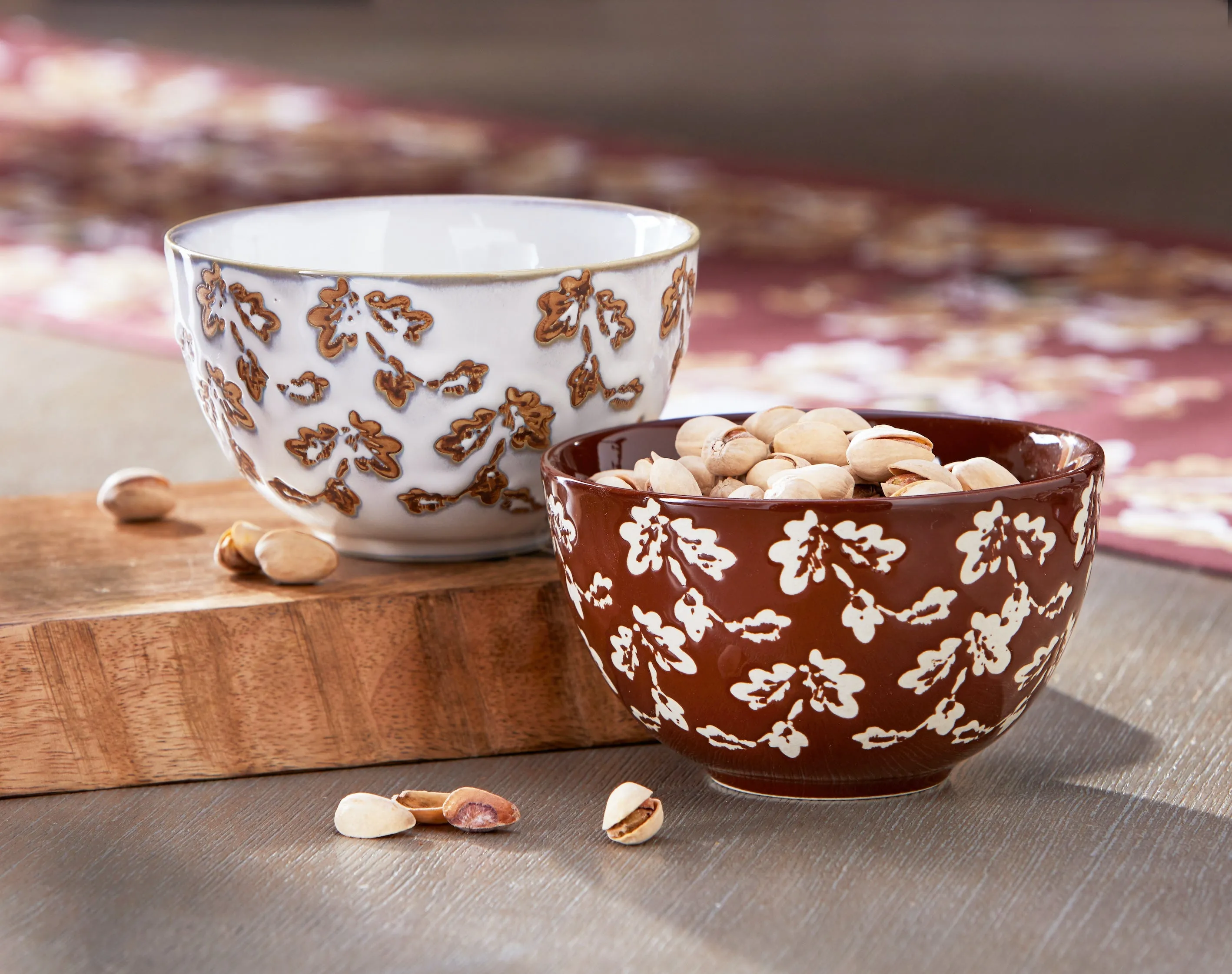 Oak Leaf Snack Bowls