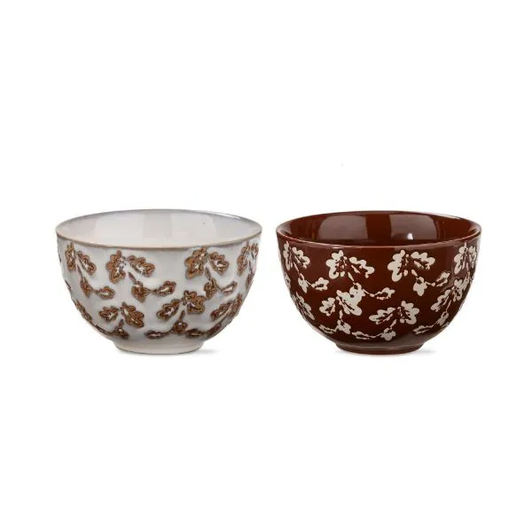 Oak Leaf Snack Bowls