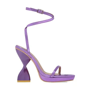 Open Toe Pyramid Twist Heels