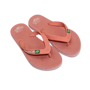 Orange Flip Flops