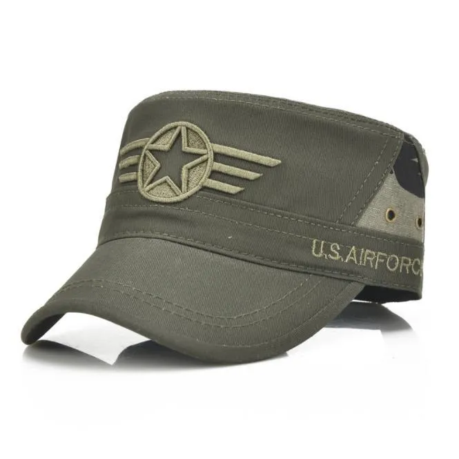 Outdoor Sun Hat Camouflage Army Cap Men's Flat Cap