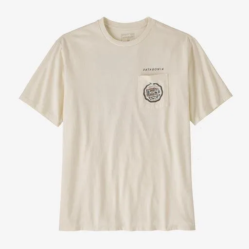 Patagonia Men's Commontrail Pocket Responsibili-Tee Birch White