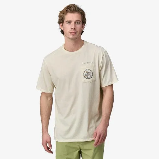 Patagonia Men's Commontrail Pocket Responsibili-Tee Birch White
