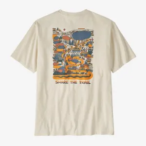 Patagonia Men's Commontrail Pocket Responsibili-Tee Birch White