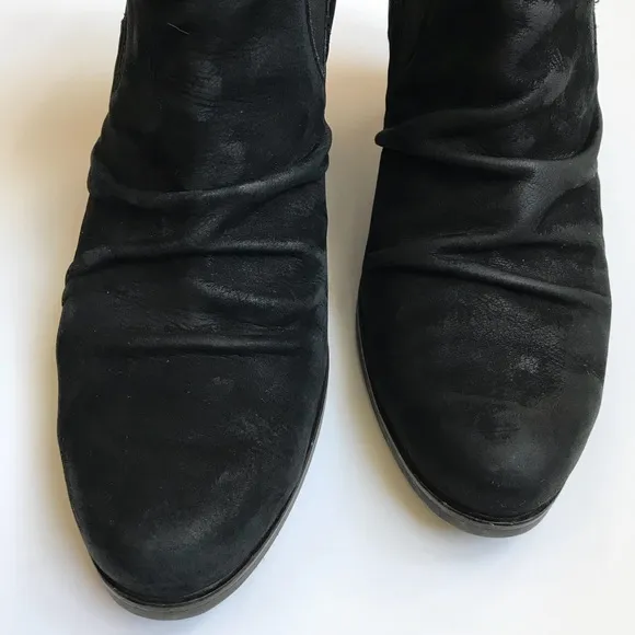 Paul Green Black Booties Slouchy Toe US Size 10