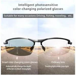 Photochromic Sunglasses with Polarized Lens