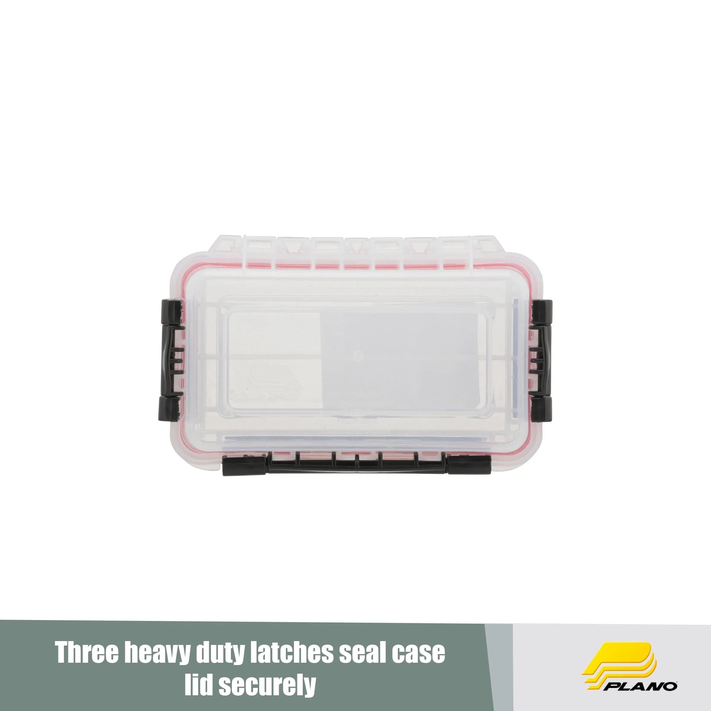 Plano Fishing 3400 Series Waterproof, Resistant to Wear & Tear Stowaway Tackle Box, Clear