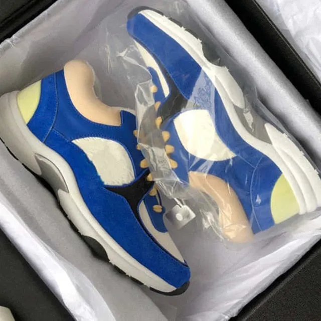 Plus Size 34-41 Women's Shoes Fashion Causal Sneaker Shoes Genuine Leather Flat Shoes Multi color Lace-up Shoes