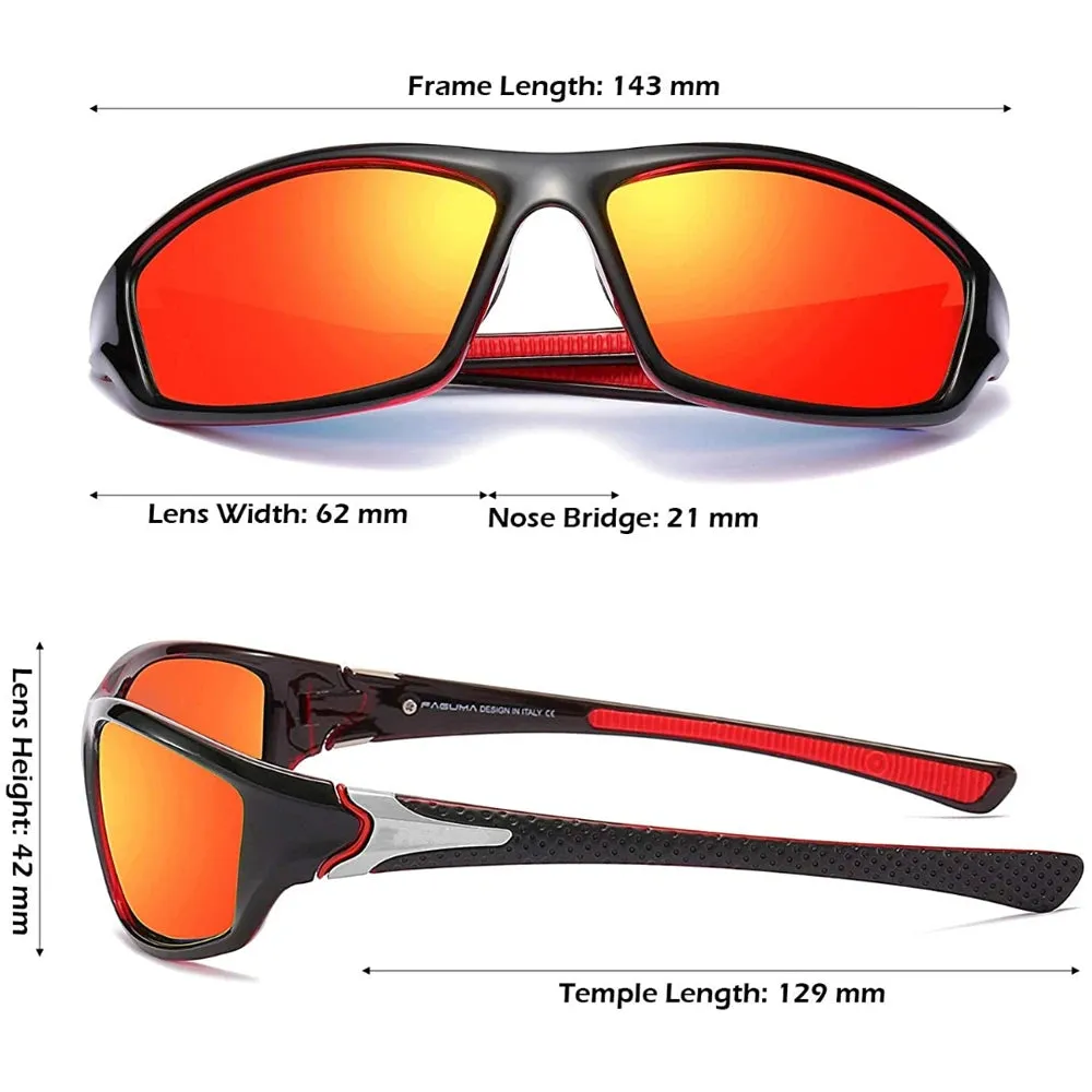 Polarized UV400 Sunglasses Unisex Outdoor Sport Fishing Driving Eyewear
