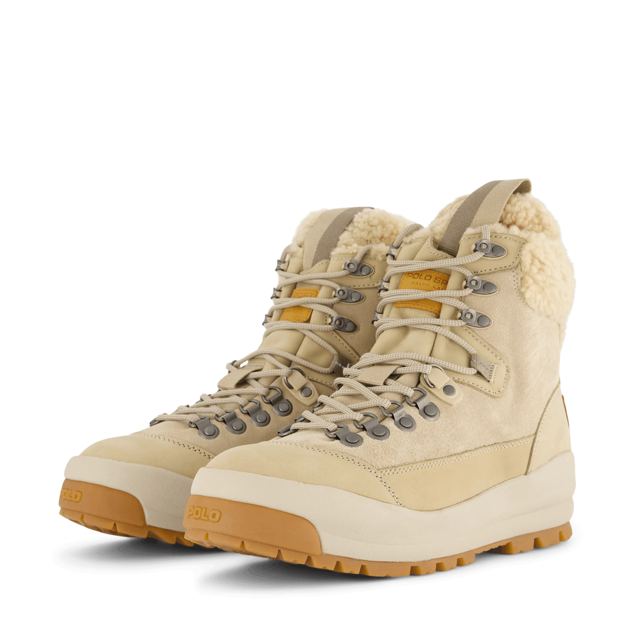 Polo Sport Hiker Suede-Shearling Boot Milkshake / Vachetta