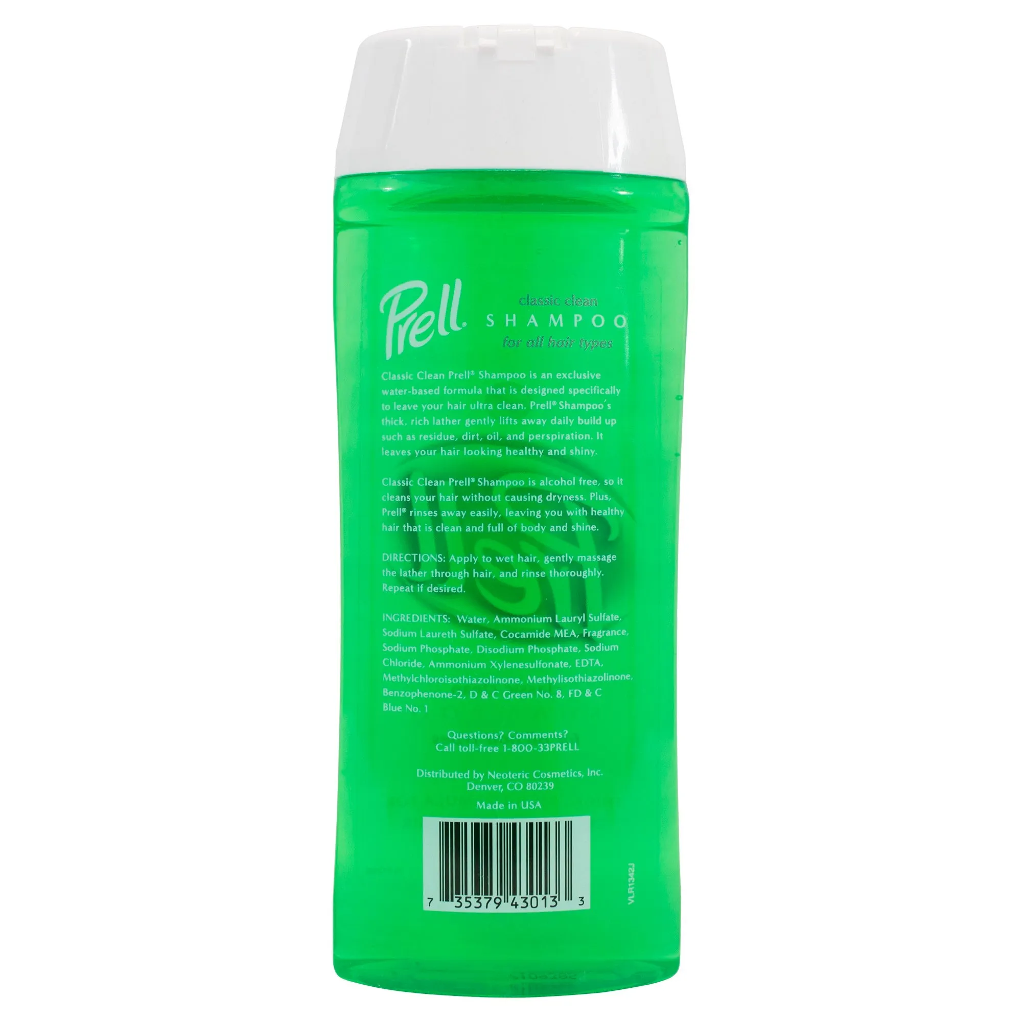 Prell Classic Clean Clarifying Shine Enhancing Daily Shampoo, 13.5 fl oz