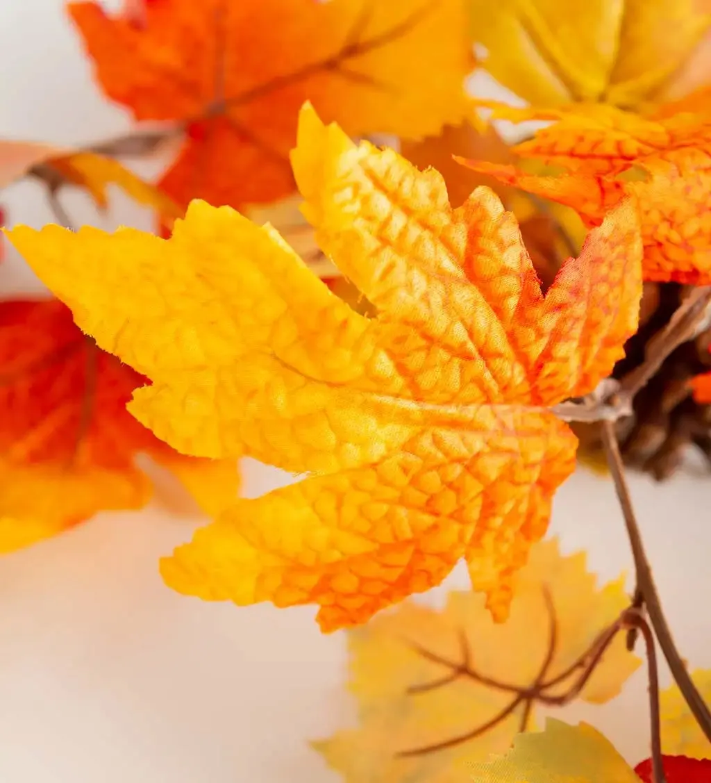 Pumpkins and Pine Cones Fall Garland