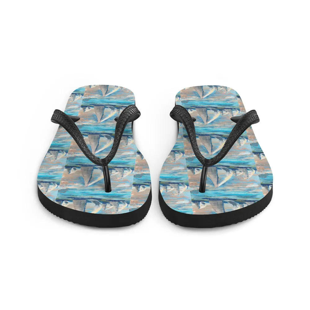 "Marina City" - Men's Flip-Flops/Beach Sandals/Sailing Shoes