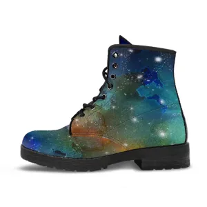 Rainbow Galaxy Vegan Boots (Mens Womens)