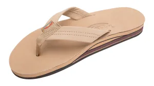Rainbow M Sierra Brown Double Layer Sandals