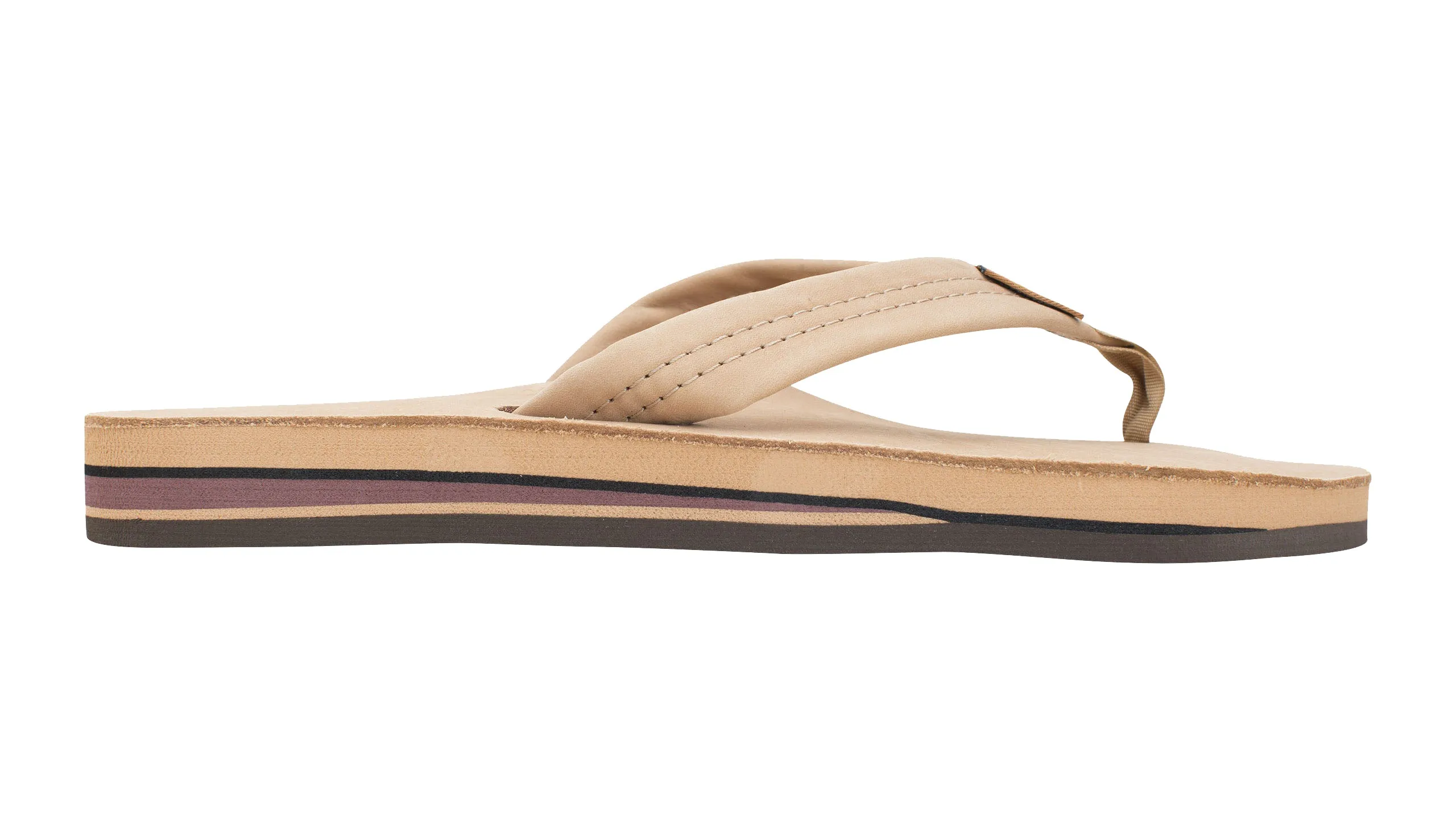Rainbow M Sierra Brown Double Layer Sandals