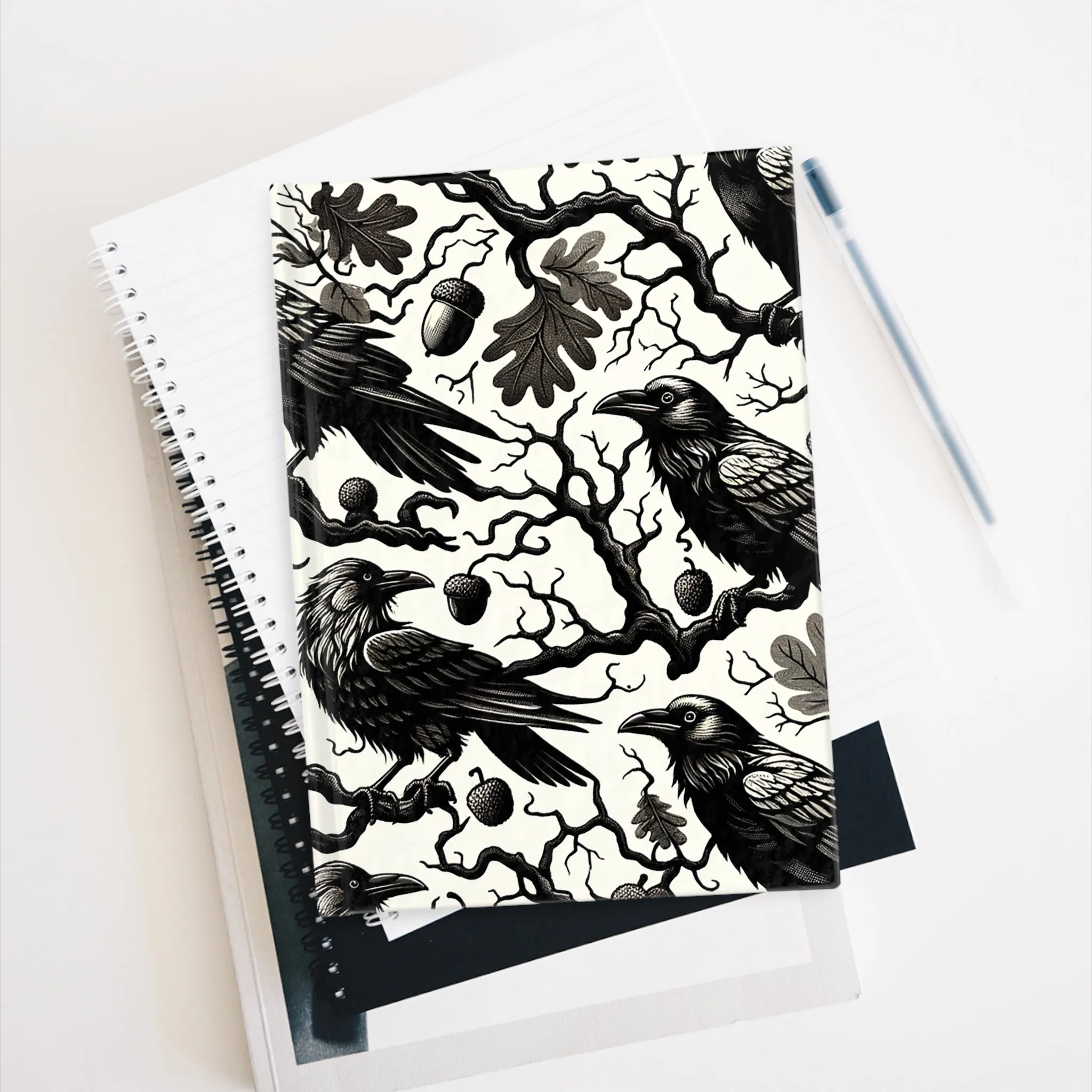 Ravens and Tree Branches Journal