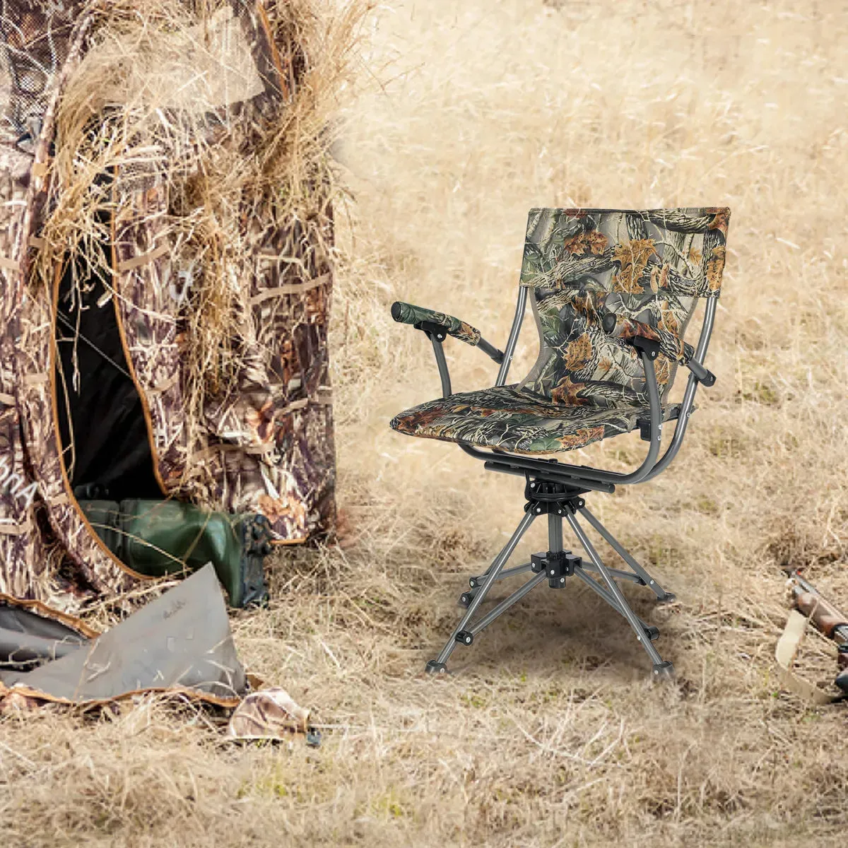 REDCAMP 360 Degree Swivel Hunting Chair for Blinds