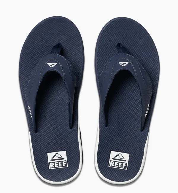 Reef Fanning Flip Flops  - Navy/White
