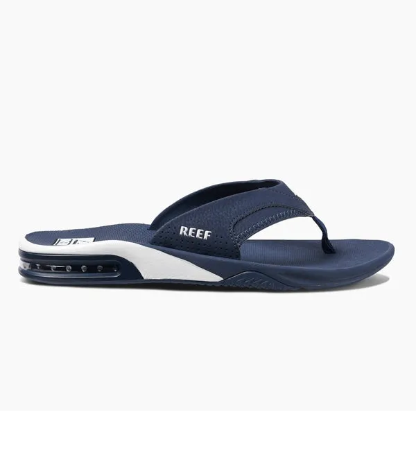 Reef Fanning Flip Flops  - Navy/White