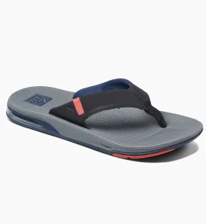 Reef Fanning Low Flip Flops  - Grey/Black/Red