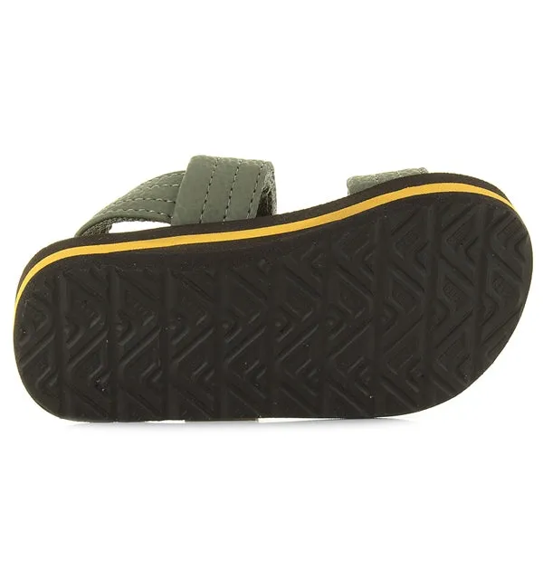 Reef Little Ahi Convertible Sandals  - Brown/Olive