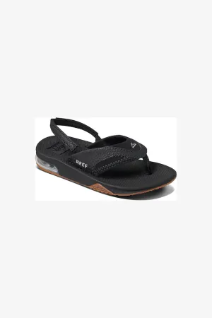 REEF LITTLE FANNING - BLACK SILVER