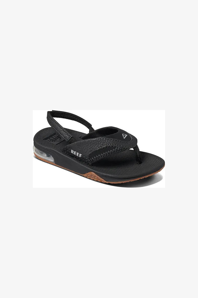 REEF LITTLE FANNING - BLACK SILVER